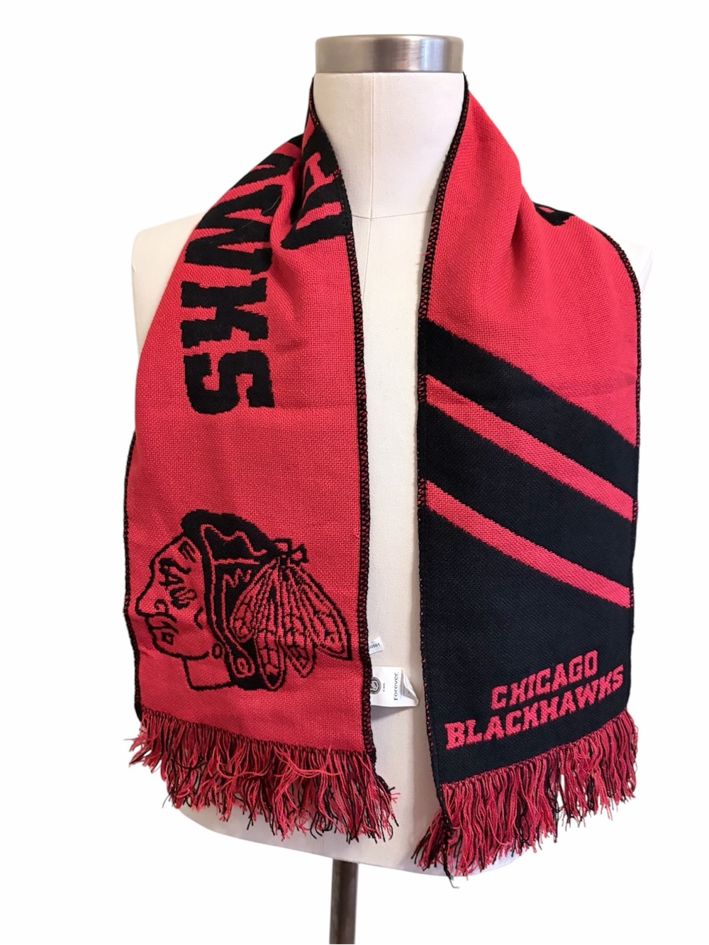 5/$30 🎈 Forever Collectibles Chicago Blackhawks NHL Knit Scarf